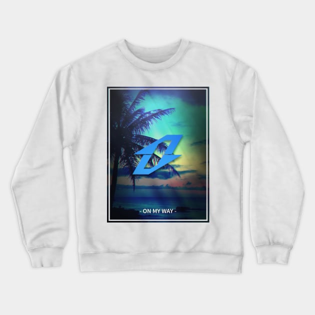 OnMyWay at the Beach ! Crewneck Sweatshirt by OMW